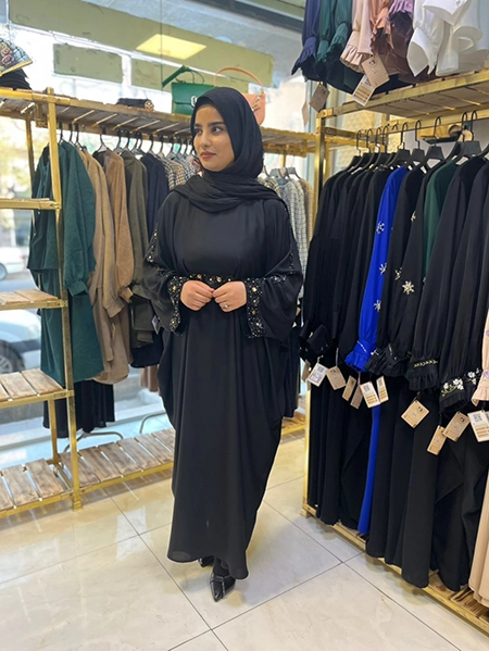 عبای کیمونو مدل شکوفه 1 عبای کیمونو مدل شکوفه