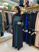 عبای دوتیکه زمرد - تصویر 3