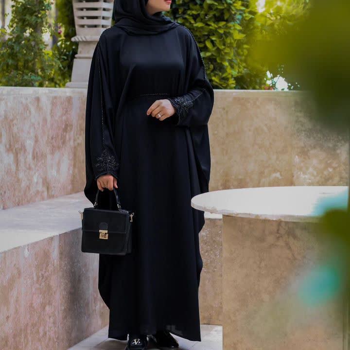 photo_2026-04-08_14-44-51 مانتوعبایی بندتنظیم دار - تصویر 1