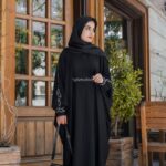 مانتوعبایی بندتنظیم دار