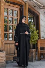 مانتوعبایی بندتنظیم دار